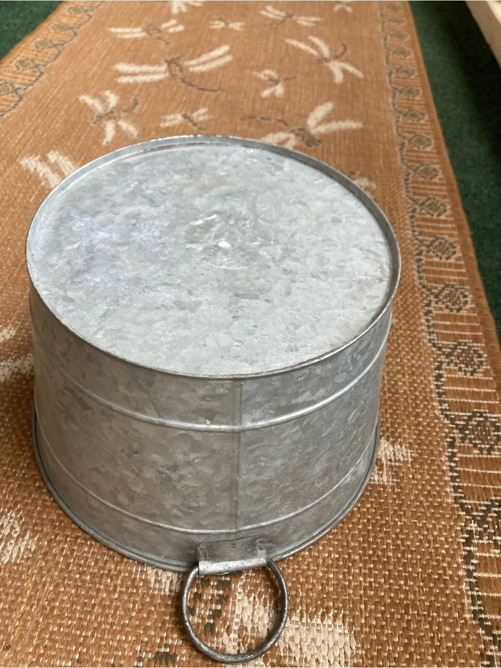Galvanized Metal Tub with Handles - Gray